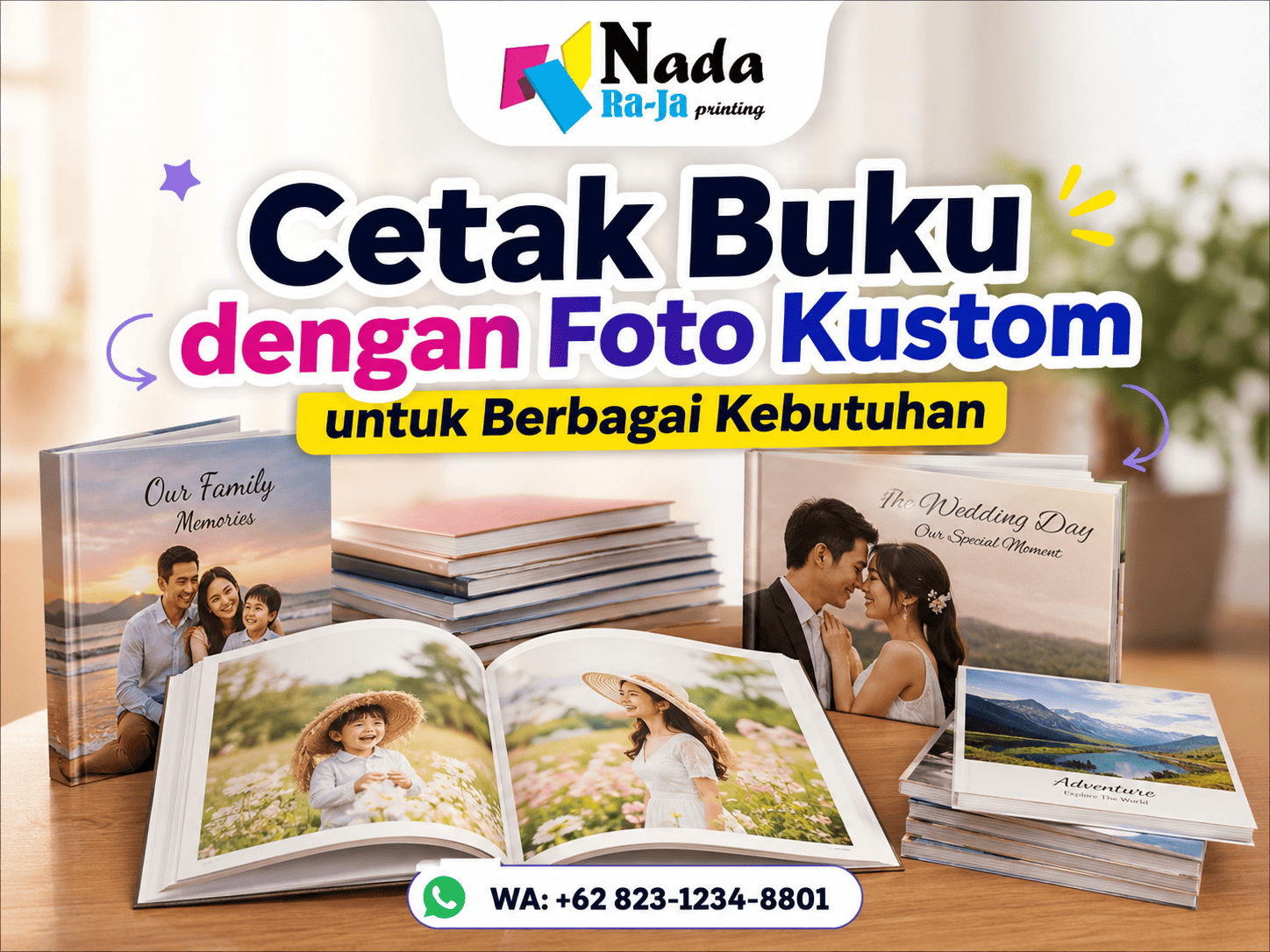 CETAK BUKU FOTO KUSTOM DI RAWAMANGUN