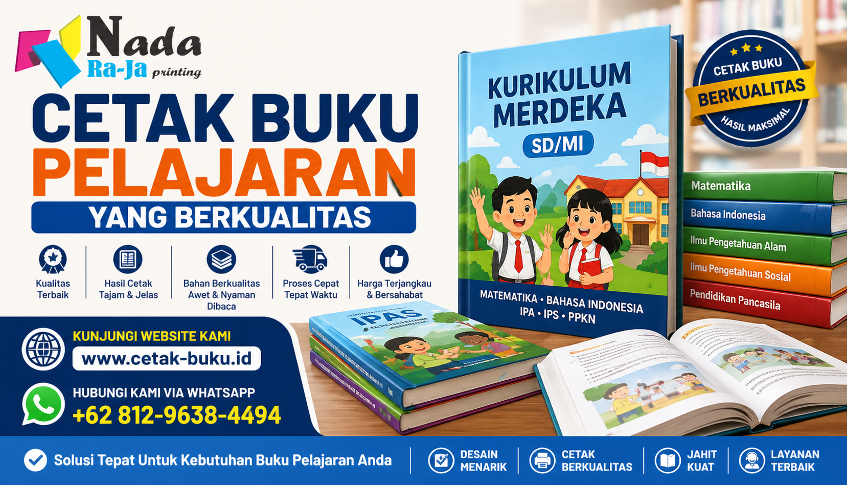 Cetak Buku Pelajaran