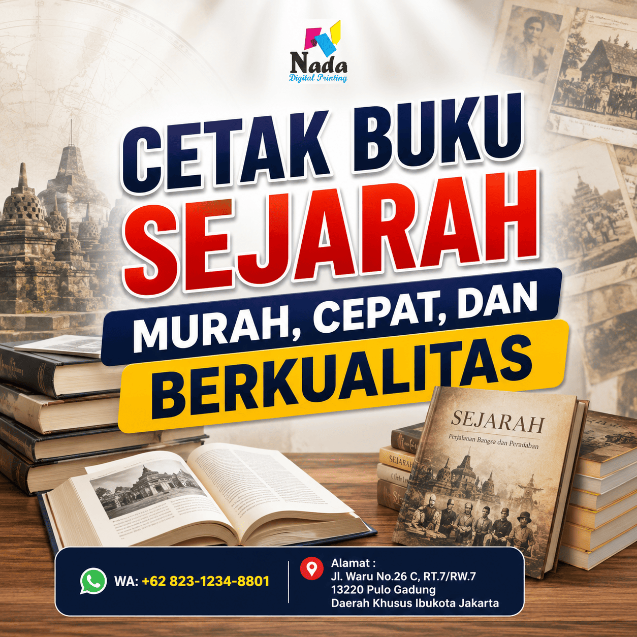 Cetak Buku Sejarah